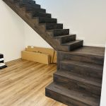 Betontreppe mit offener Gestaltung
